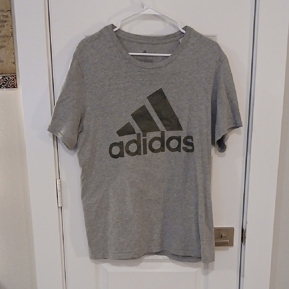 adidas Gray Short Sleeve Tee